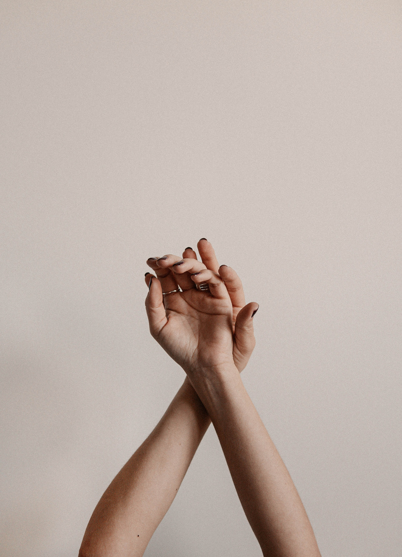 Close-Up Shot of a Person's Hands